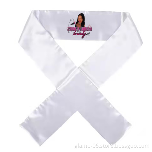 best selling  scarf for women satin hair edge wraps frontal wrap with own logo